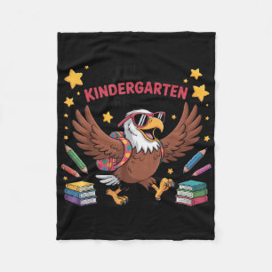 Watch Out Kindergarten Here I Come Eagle Back To S Fleece Blanket