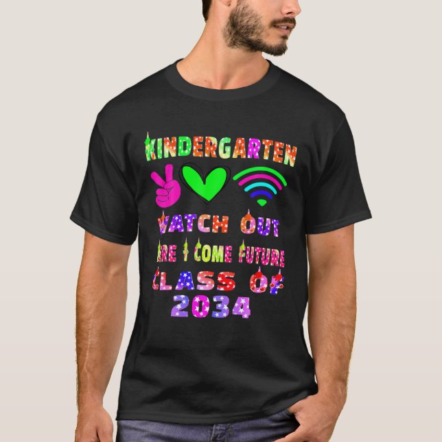 Watch Out Kindergarten Here I Come Future Class 20 T-Shirt (Front)