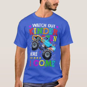 Watch Out Kindergarten Here I Come Truck Boys Back T-Shirt