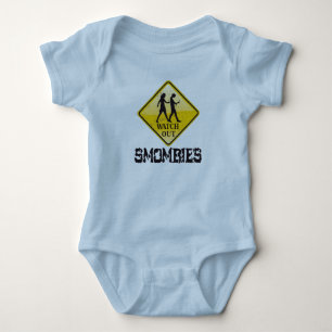 Watch out Smombies Baby Bodysuit