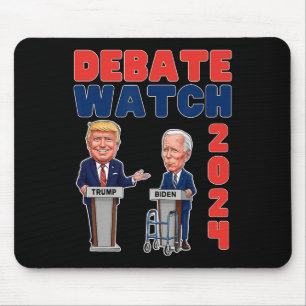 Watch Party 2024 - Trump Biden - President - Elect Mouse Pad