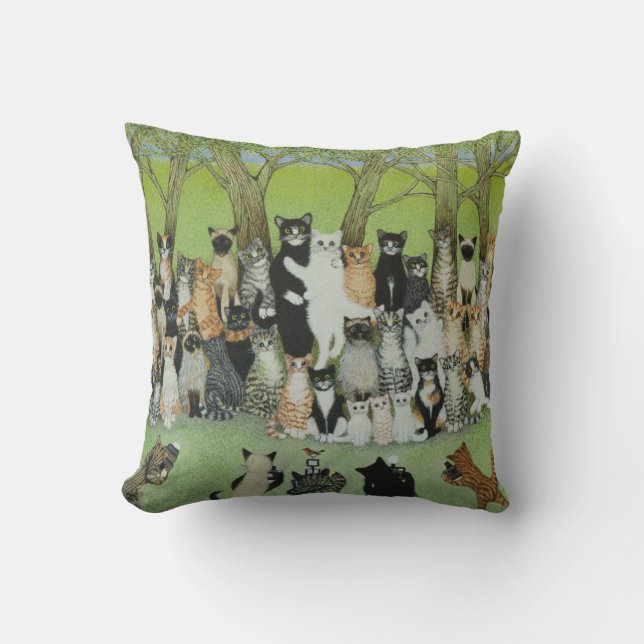 Watch the Birdie Cushion (Front)