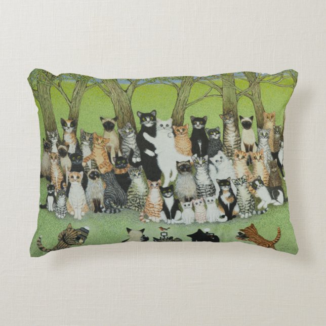 Watch the Birdie Decorative Cushion (Front)