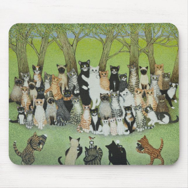 Watch the Birdie Mouse Pad (Front)