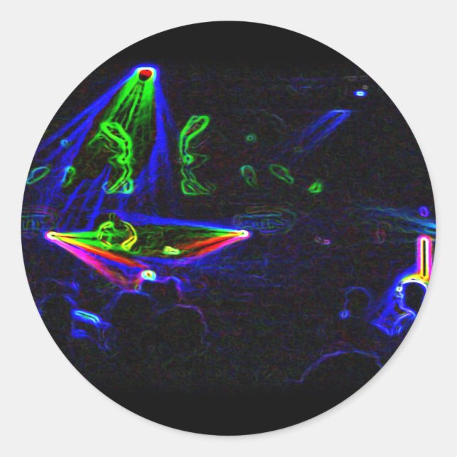 Watch The DJ Spin stickers (Front)