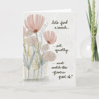 Watch the Flowers Grow Card