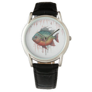 Watch - Watercolor Series: Piranha