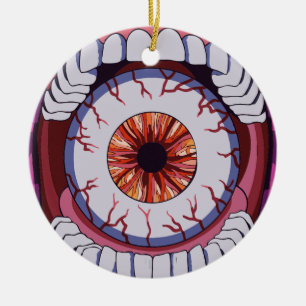 Watch What You Say Ceramic Ornament