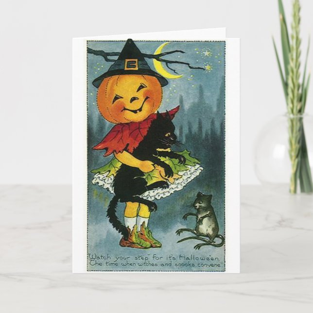 Watch Your Step Halloween Card (Front)