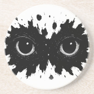 Watcher in the Ink: Eye‑Blot Sigil Coaster