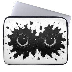 Watcher in the Ink: Eye‑Blot Sigil Laptop Sleeve