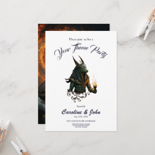 Watcher of the Afterlife – Anubis.   Invitation