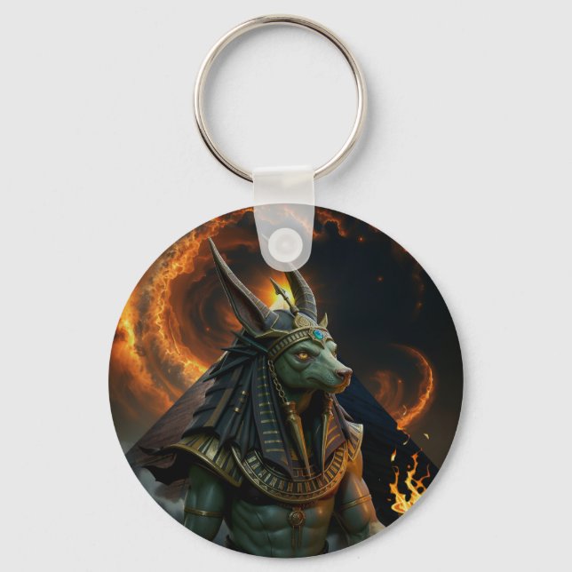 Watcher of the Afterlife – Anubis.  Key Ring (Front)