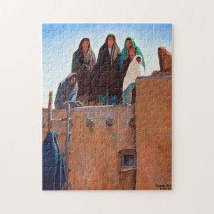 Watchers From the Housetop by Maynard Dixon Jigsaw Puzzle