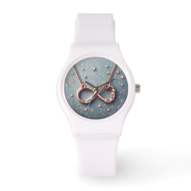 Watches | Silicone | White | Custom | Modern (Front)