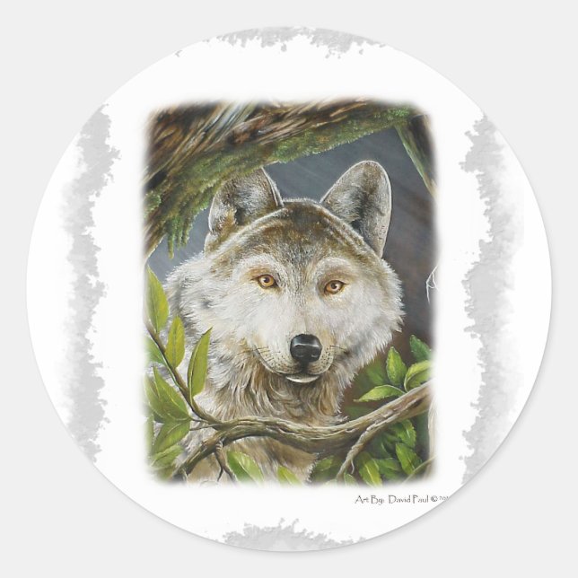 Watchful Eyes Classic Round Sticker (Front)