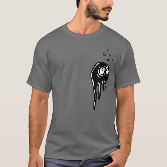 Watchful Jellyfish Blob Creature T-Shirt (Front)