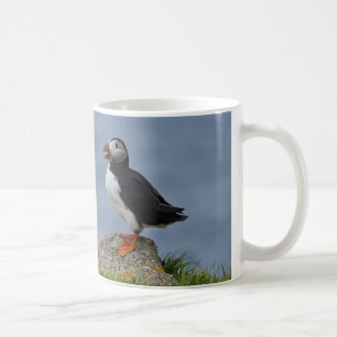 Watchful Puffin Coffee Mug