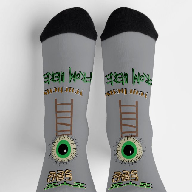 Watching Eye Crew Socks (Top)
