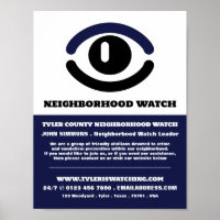 Watching Eye, Neighborhood Community Watch Advert