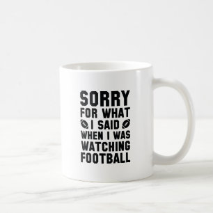 Watching Football Coffee Mug