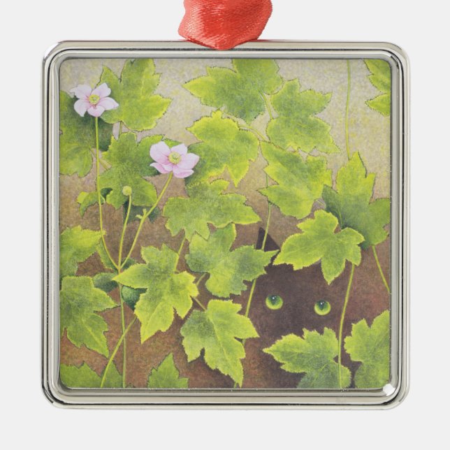 Watching Metal Tree Decoration (Front)