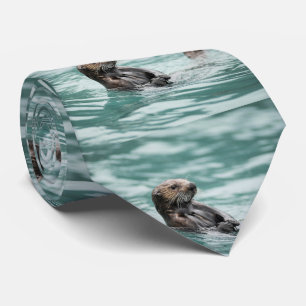 Watching Sea Otter Tie