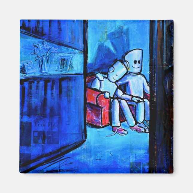 Watching that movie together. magnet (Front)