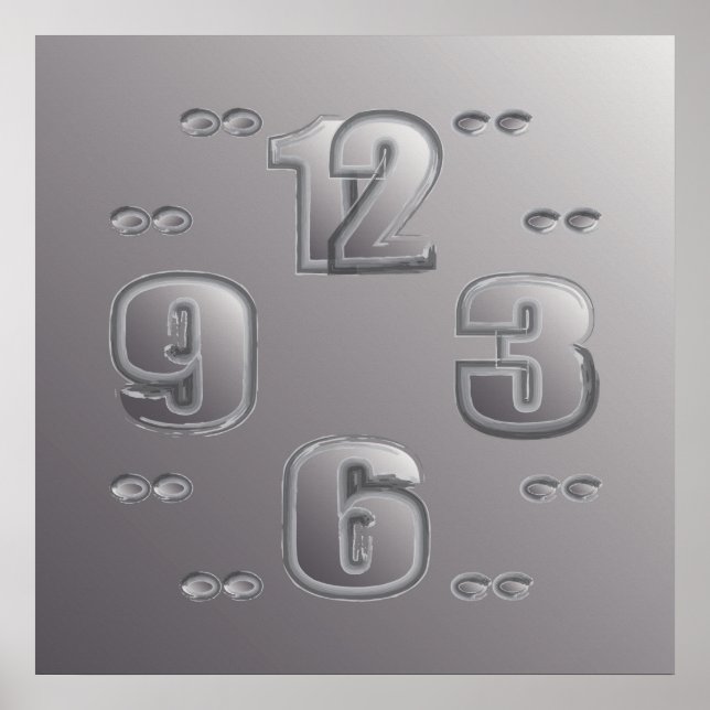 watching the clock poster (Front)