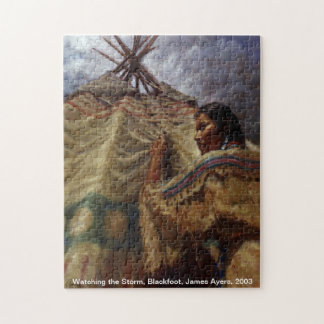 Watching the Storm, Native American puzzle