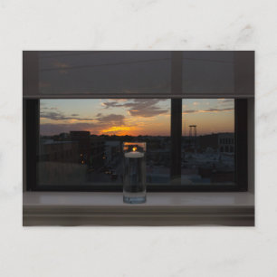 Watching The Sunset Postcard