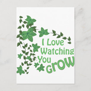 Watching You Grow Postcard