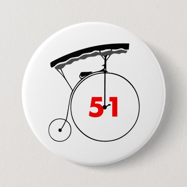 Watchmaker 51 7.5 cm round badge (Front)
