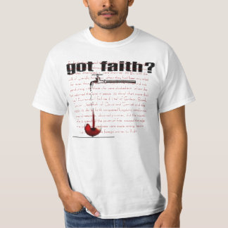 water 2 wine, By faith they passed through the ... T-Shirt