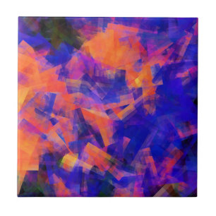 WATER ABSTRACT CERAMIC TILE