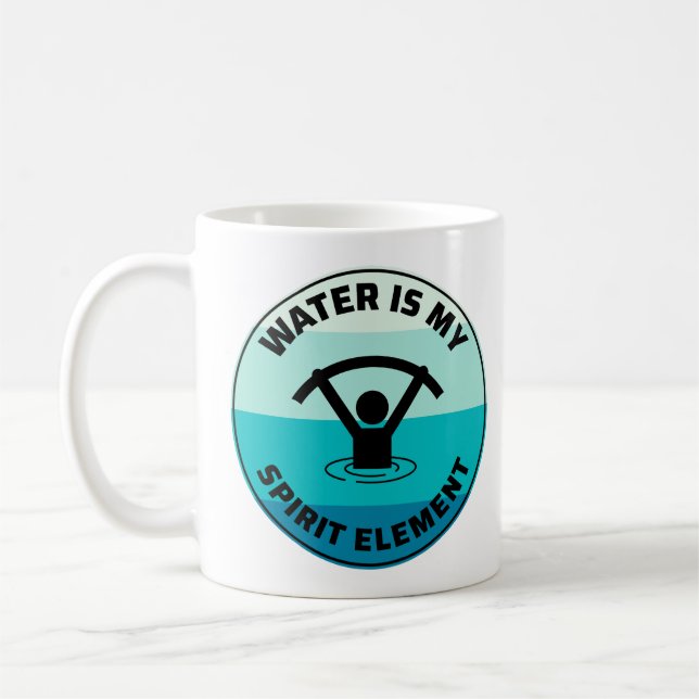 Water Aerobics Aquatic fitness Aqua Exercise Coffee Mug (Left)