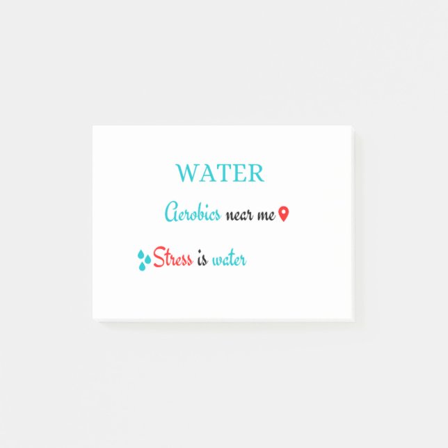 Water Aerobics Near Me Post-it Notes (Front)