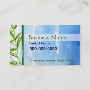 Water and Bamboo Business Card