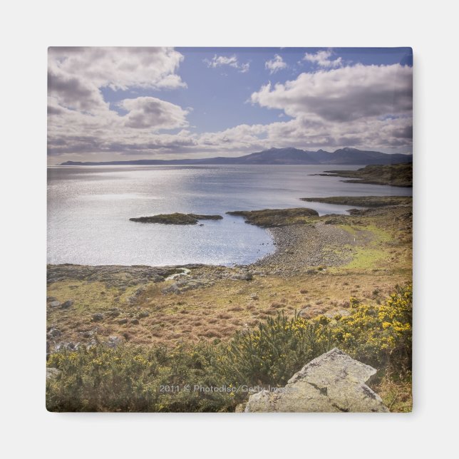 Water and coast view in Bute, Argyll, Scotland Magnet (Front)