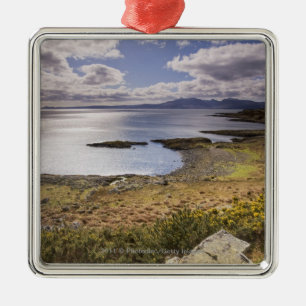 Water and coast view in Bute, Argyll, Scotland Metal Ornament