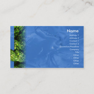 Water and Grass - Business Card
