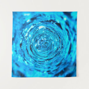 Water aqua tunnel liquid tapestry