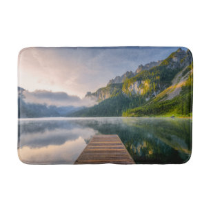 Water Azure Alpine Lake, Austria Bath Mat