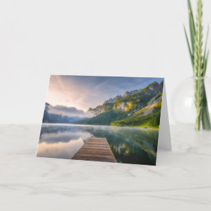Water Azure Alpine Lake, Austria Card