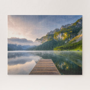 Water Azure Alpine Lake, Austria Jigsaw Puzzle