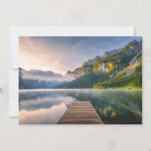 Water Azure Alpine Lake, Austria Thank You Card