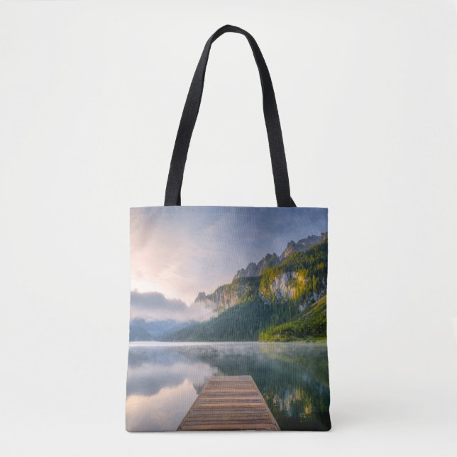 Water | Azure Alpine Lake, Austria Tote Bag (Front)