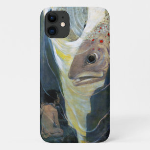 Water Baby and Fish, Jessie Willcox Smith iPhone 11 Case