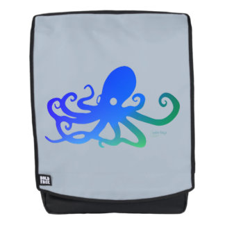 Water Baby - Blue Octopus Backpack