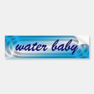Water Baby Bumper Sticker